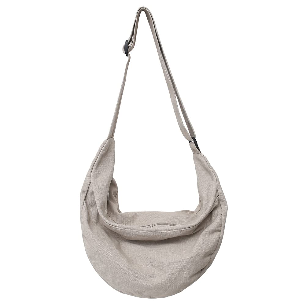 YIGEBAG Crossbody Bag Crescent Women Dumpling Bag Simple Fashion Casual Large Capacity for Weekend Vacation