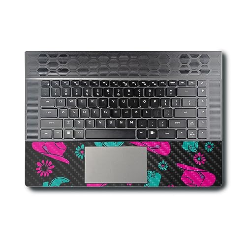 Image of MightySkins Carbon Fiber Skin Compatible with Alienware X16 R1 (2023) Full Wrap Kit - Neon Cowgirl | Protective, Durable Textured Carbon Fiber Finish | Easy to Apply & Change Styles | Made in The USA