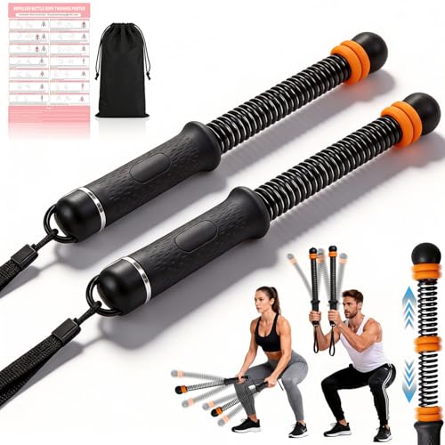 RIZENCE 2026 Verstellbares Ropeless Battle Rope Battle Rope Ohne Seil mit Tragetasche & Übungsanleitung Gewichtete Seile ohne Seil Platzsparendes Hausgymgerät für Ganzkörperworkout & Fettverbrennung