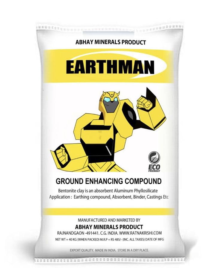 Image of EARTHMAN Earthing Powder (Yellow, 25kg) - Clay and Carbon - Sculpting Material - For Earthing