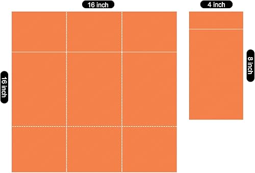 Miniatura 9 de Servilletas rojas desechables  Paquete de 50 servilletas de papel de tacto de lino con bolsillo integrado para cubiertos, tela preplegada como