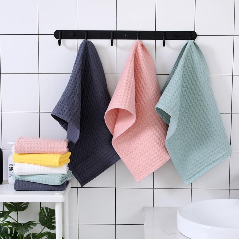 Miniatura 6 de Toallas de baño de color gris oscuro, juego de toallas de baño ultra suaves de 3 piezas, 100% algodón, altamente absorbentes, de secado rápido,