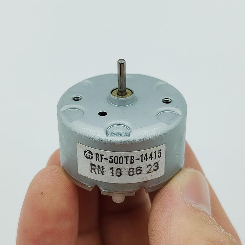 Mabuchi RF-500TB-14415 Mini 32mm Round Spindle Motor DC 3V 5V 6V 3700RPM Precious Metal Brush Micro 500 Motor for DIY CD DVD Player