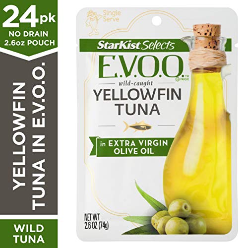 Starkist E.v.o.o. Yellowfin Tuna In Extra Virgin Olive Oil, 2.6 Oz, Pack Of 24 #TOP1