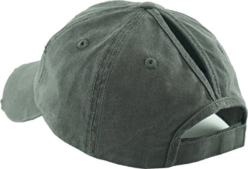 Image of Classic Plain Ponytail Messy High Bun Headwear Adjustable Cotton Trucker Mesh Glitter Hat Baseball Cap