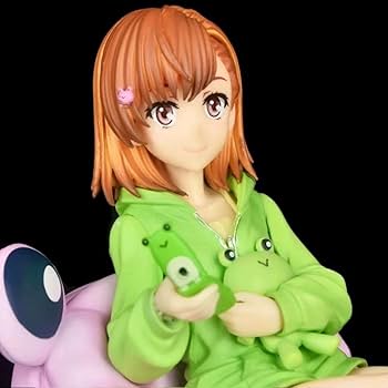 Amazon | 14cmカエルスーツ御坂美琴アニメフィギュア-とある魔術