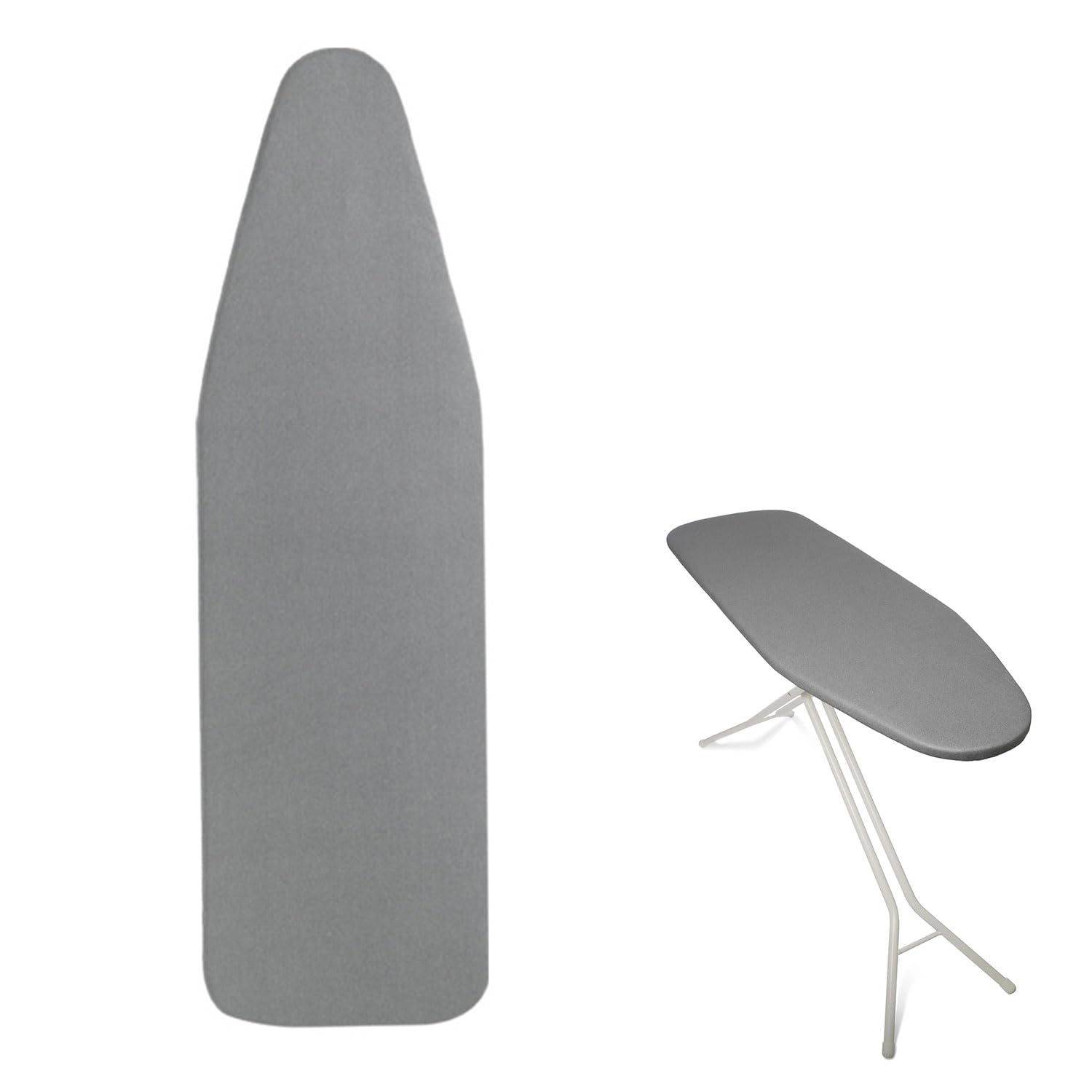 Gansdnek Ironing Board Cover 115 x 35cm, Scorch Resistant Ironing Board Covers with Drawstring, Cotton Stretch Elasticated Ironing Board Covers, Fits Most Standard Boards, Machine Washable