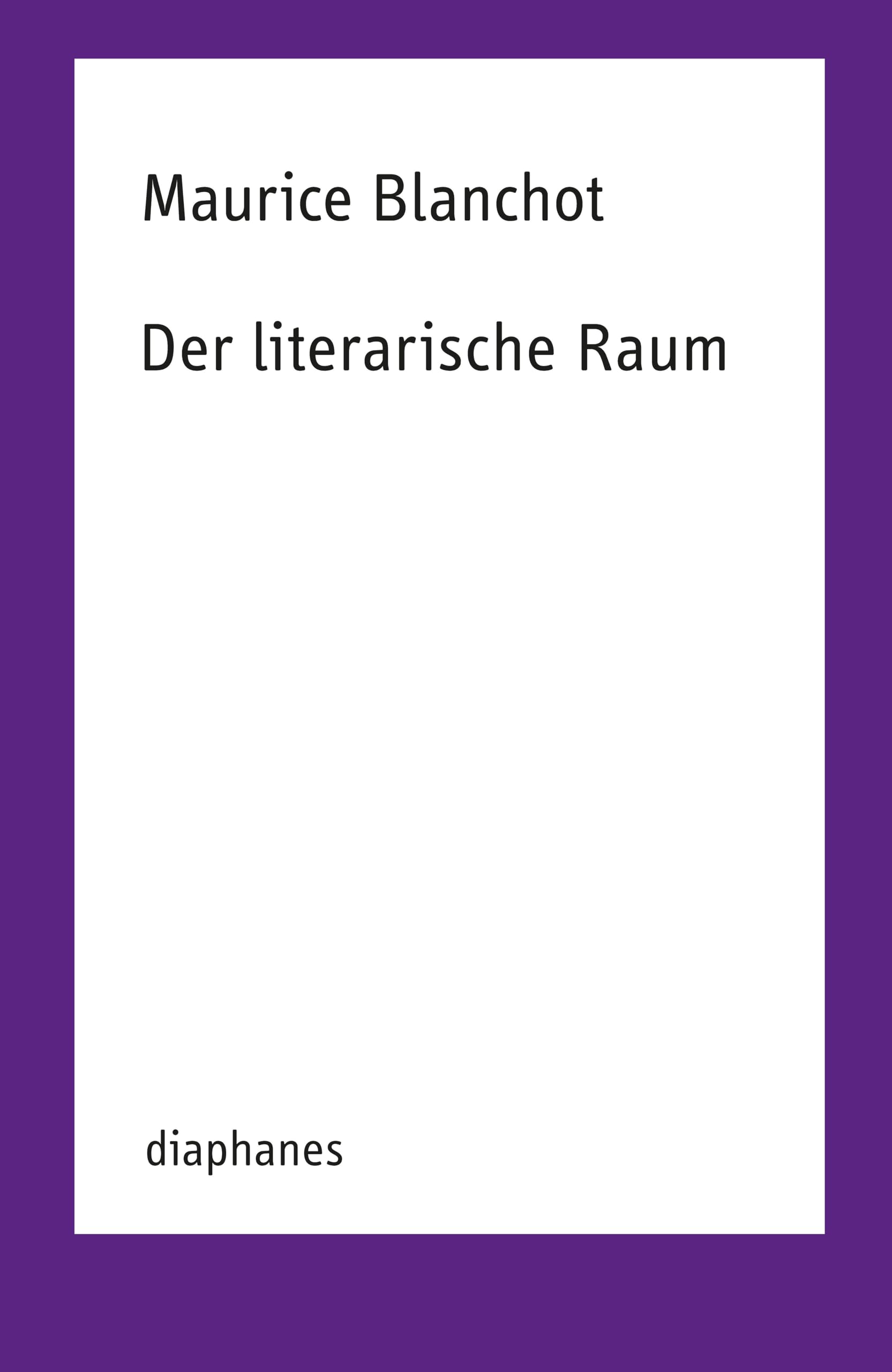 Der literarische Raum (TransPositionen)