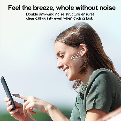 Image of Jesebang Wireless Earbuds, Bluetooth 5.4 Headphones HiFi Stereo, Bluetooth Earbuds with ENC Noise Cancelling Mic, 36H LED Display Ear Buds, IPX7 in Ear Earphones for Phone Tablet Laptop Sports, Grey