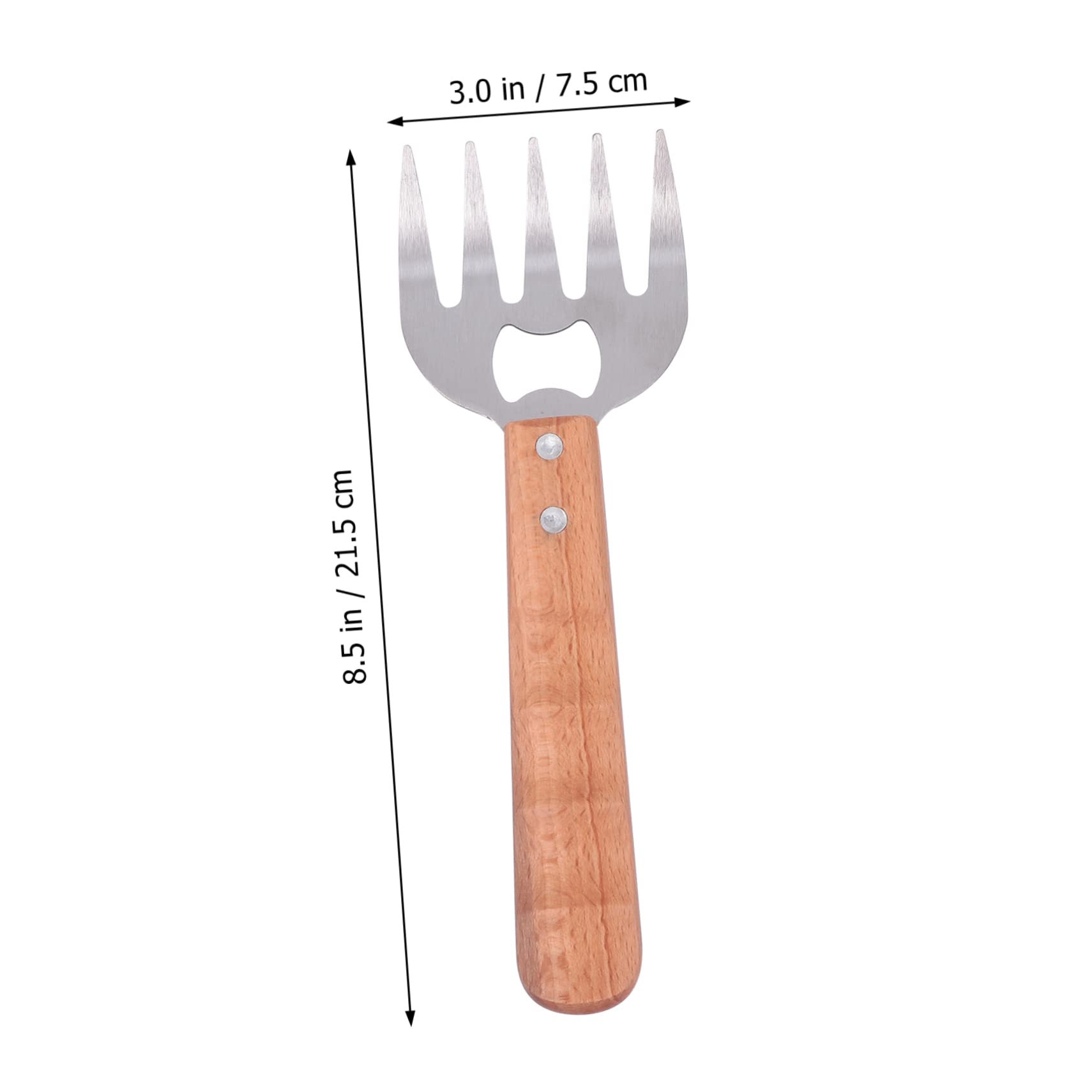 SOLUSTRE 2 pezzi per Carne Bbq per Strappare e e Maiale Utensili per Cucina Barbecue Inossidabile con Facile da Usare e Leggero per Grigliate All Aperto
