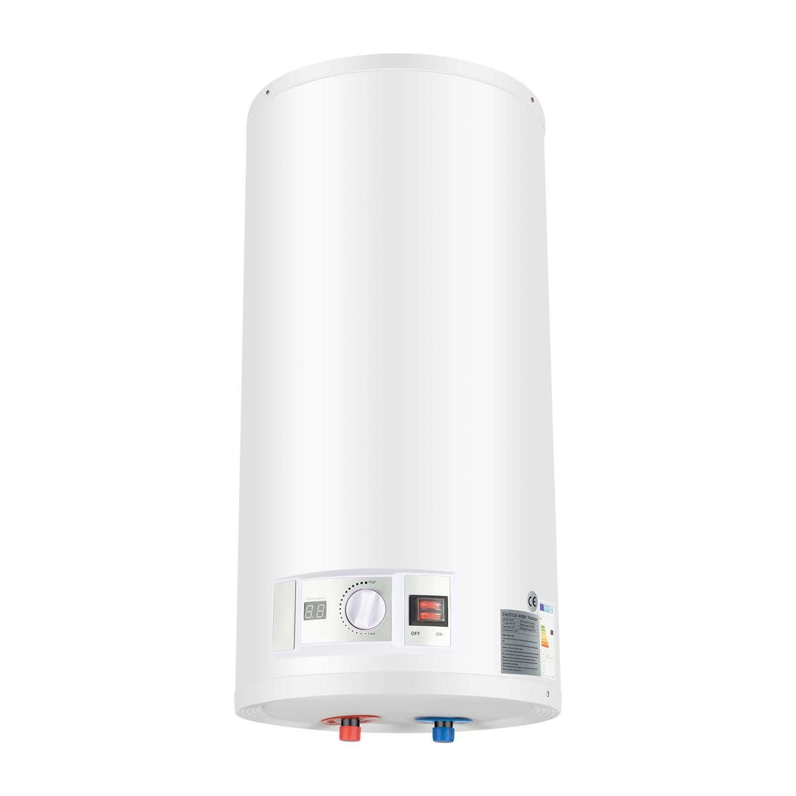 Scaldacqua elettrico, scaldabagno elettrico a risparmio energetico ad alta efficienza, scaldabagno intelligente, intervallo di temperatura 25-75 °C, adatto per cucine e bagni