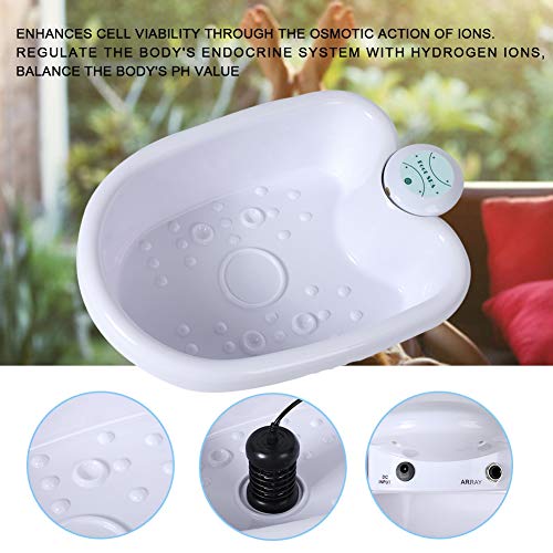 Voetemmerbad, voetbad Voetmassagebad EU-stekker Foot Spa-machine voor huishoudelijk gebruik - Afbeelding 5