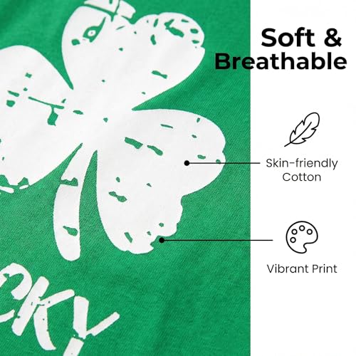 Image of Kids St. Patrick's Day Shirt Boys and Girls Green T-Shirt Clothing 4-12 Years