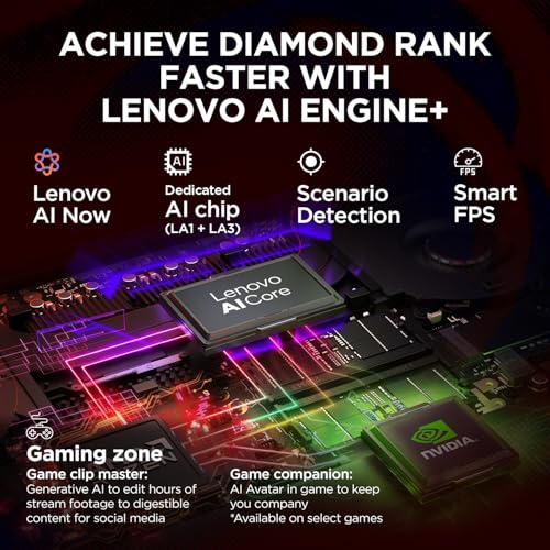 Image of Lenovo Legion Pro 5 2025 AMD Ryzen 9 9955HX | NVIDIA RTX 5070 8GB (32GB RAM /1TB SSD /WQXGA OLED /165Hz /16 (40.6cm) /Windows 11 /Office 2024+AI Now /Black /2.3Kg), 83F20036IN AI Powered Gaming Laptop