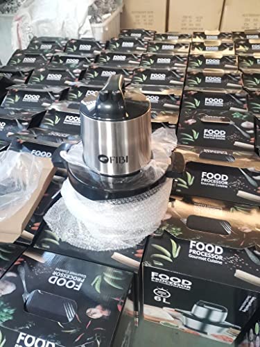 Fibi Food Processor - 1500W, Multi-Functional Food Chopper, Electric Meat Grinder And Yam Pounder,4 Sharp Blades,6Liters #TOP1