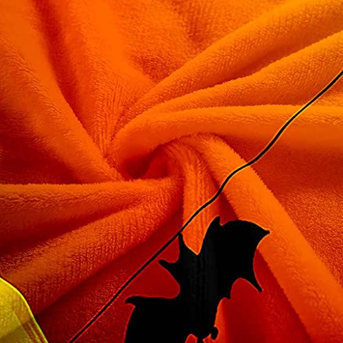 Couverture polaire d'Halloween entretien facile contre le froid hivernal - 5