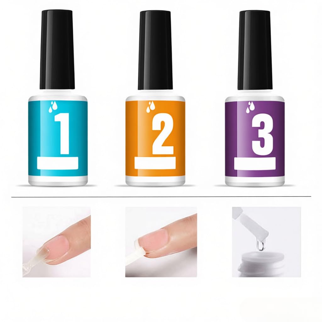 Kit di polvere per unghie dipping Set glitter nail art con base top coat attivatore estensione francesi facili da usare Fai te a casa No Lampada LED necessaria