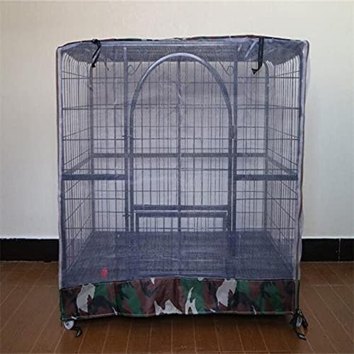 Dog Cage Pet Dog Tent Cover Breathable Pet Cage Mosquito Net Cover Waterproof Indoor Outdoor Dog Crate Cover Pet Cage Accessories Dog Kennels,114x76x86cm