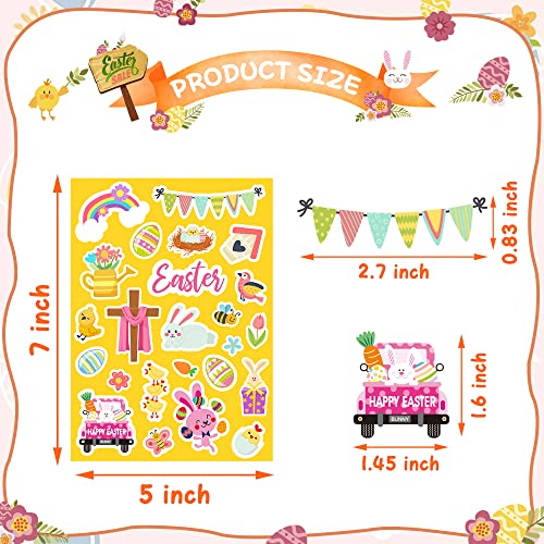 Easter Stickers Easter Stickers For Kids Easter Egg Bunny Stickers Happy Easter Stickers For Cards Envelopes Scrapbooking Easter Stickers Bulk For Kids Easter Party Supplies #TOP1