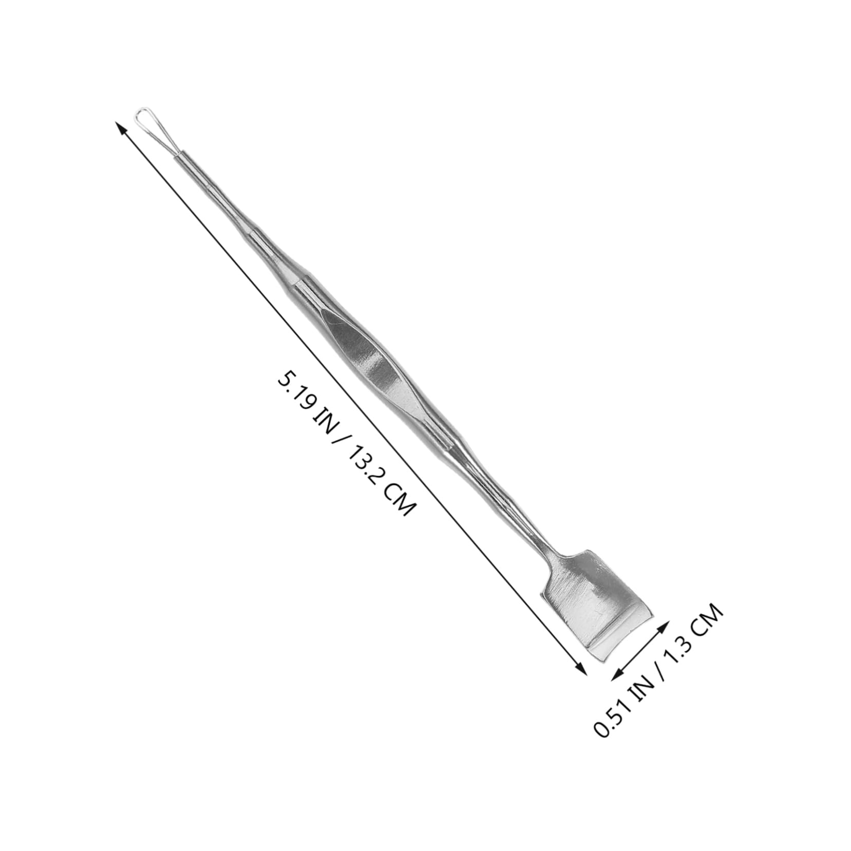 ARTSEWPLY Dual Ended Blackhead Extractor Tool Stainless Steel Facial Pimple Cleaner Spade Blackhead Scraper for Women Face Tools for Home Use