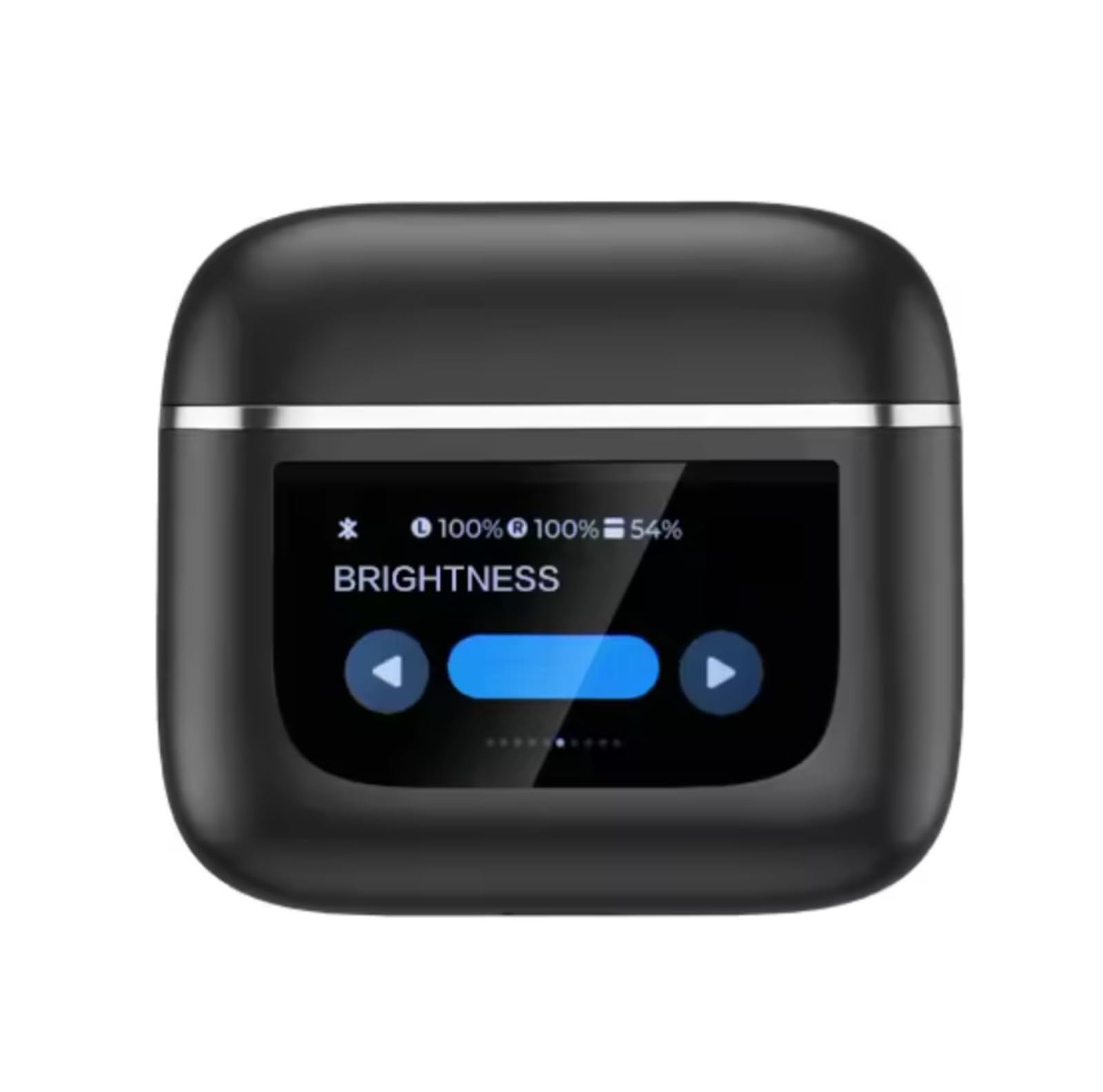 COREGENIX V8 PRO True Wireless Noise Cancelation Headphones with Touch Display, BT 5.3 + ANC Bluetooth Earbuds, HD Calling with 6-Mic, 32 Hours Playtime with Fast Charging, 13mm 3D BASS Drivers 3