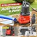 MEDAS Automatic Submersible Pump 1/3HP 2450GPH Sump Pump, Auto On/Off with Smart Sensor, Drains to 0.04