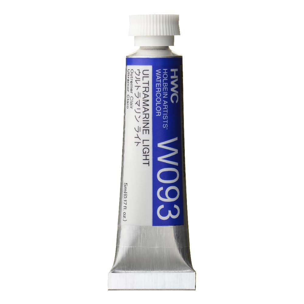 Holbein Transparent Watercolour : 5Ml Tube Ultramarine Light
