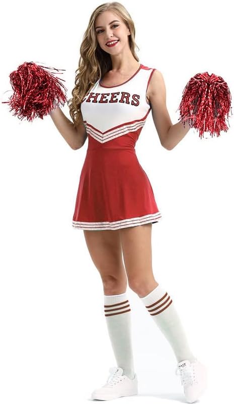 Hooshing 12/24/100PCS Pom Poms Cheerleading Metallic Foil Cheer Pom Poms with Plastic Handles for Rooters Cheering Squad Team Spirit Sports