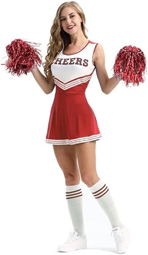 Miniatura 3 de Hooshing 1224100 pompones de animadora de papel metálico con asas de plástico para rooters, escuadrón de animación, deportes de espíritu de equipo