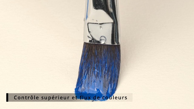 Lot De 8 Pinceaux De Peinture En Laine De Nylon Pour Les