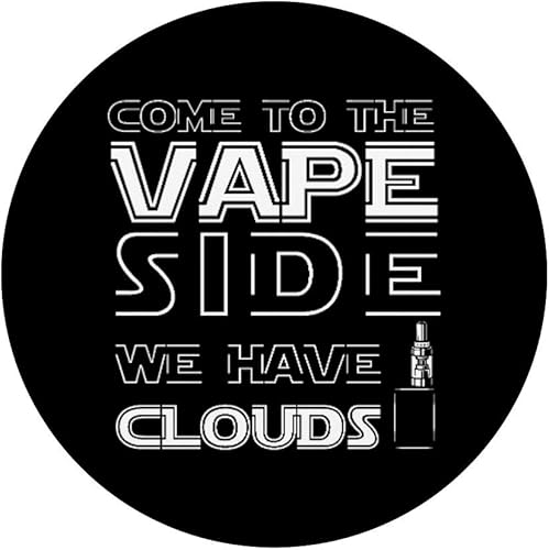 Miniatura 3 de Ven al lado del vapé tenemos nubes regalo para Vaper PopSockets agarre y soporte para teléfonos y tabletas, Negro