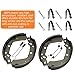 Front Brake Shoes Springs Pins for Suzuki King Quad KingQuad 250 300 LT-4WD-X LT-F4WD-X LT-F300-F, OEM# 54400-39840