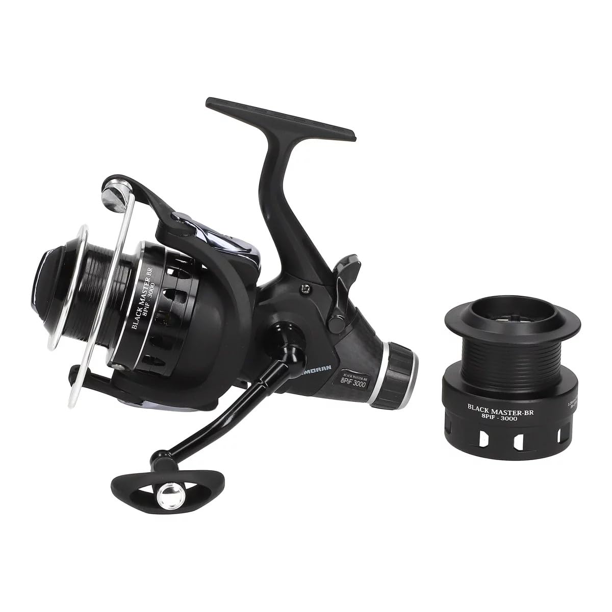 Bundle 2X Cormoran Black Master BR 8PiF 3000 Freilaufrolle Paarpreis Rollenset