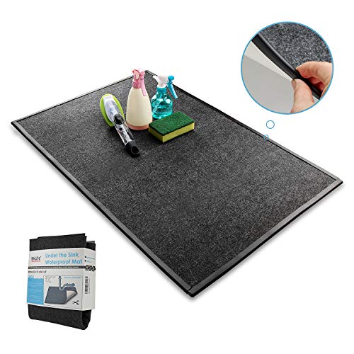 B4Life Under Sink Mat Kitchen Cabinet Liner, Fits 24'' x 36'' Cabinet, Large