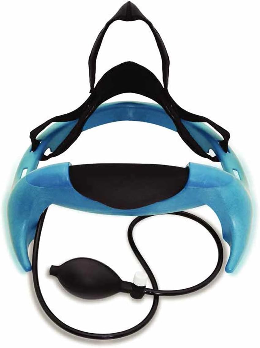 Posture Neck Traction Stand by S-Curve. Stretch and Reestablish the Cervical S-Curve, Spine Traction Disc Hydrator for Upper Neck. Relieve Neck and Back Pain.