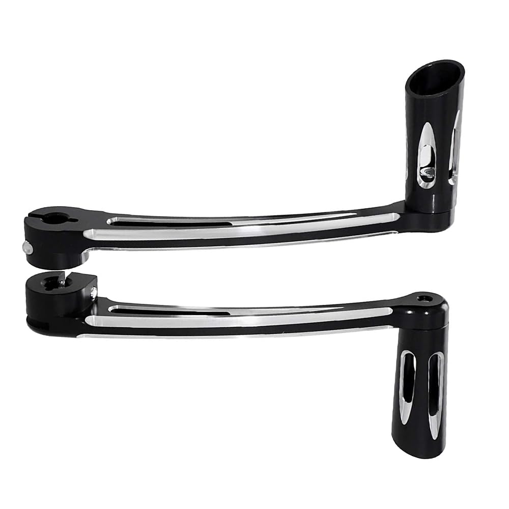Baceyong Leva del cambio del cambio per moto, compatibile con Ha-rley FLH/T 1997-2016 FL Softail modello 2000-2015, 1997-2017 Touring Road Glide Fatboy Road King, cromato