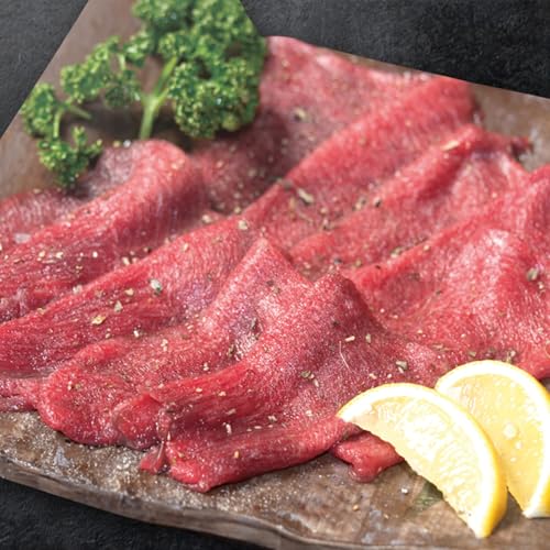 中庄谷フーズ 焼肉 牛タン 薄切り 合計 1kg(250g×4P)オリジナルスパイス 小分け
