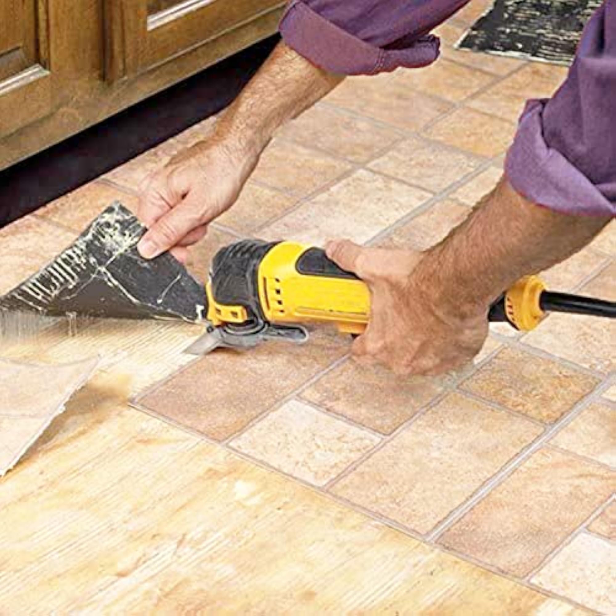 Oscillating Tool Scraper Blades Set, 10pcs Rigid & 2pcs Flexible