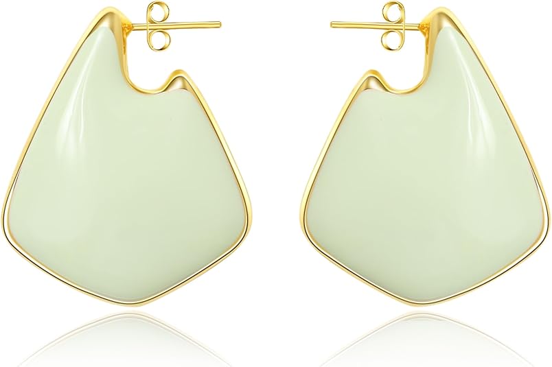 Trendy Gold Plated Knot Earrings for Women Chunky Statement Drop Dangle Earrings Lightweight Hypoallergenic Fashion Accessories Gold Jewelry Gifts for Womens 5