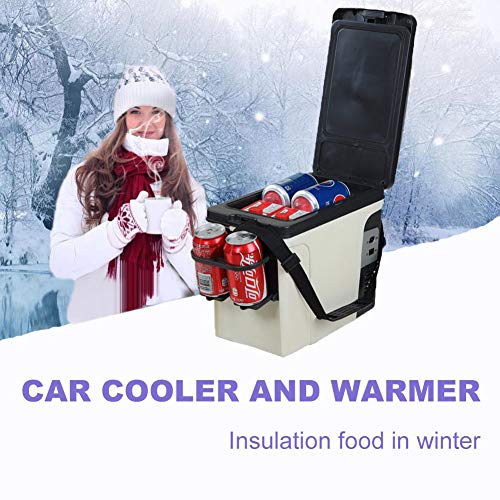 SMETA 6L Mini Fridge AC/DC Compact Cooler and Warmer for Home and Travel-Great for Bedroom, Office, Car, Dorm-Skincare, Breast Milk, Foods Fridge
