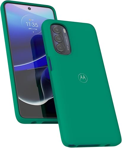 Miniatura 6 de Motorola Funda protectora para Moto G Stylus 5G (2022), ajuste de precisión verde esmeralda, elegantes fundas para teléfono que absorben los golpes