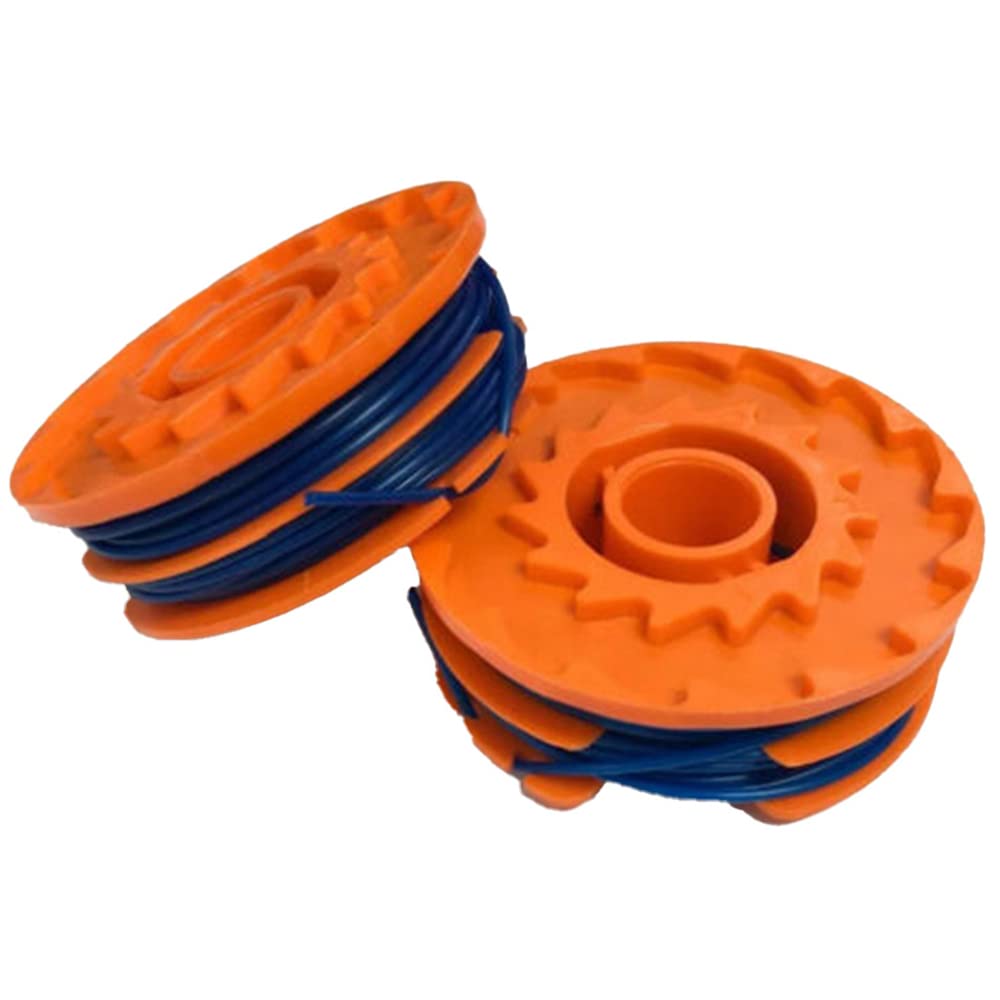 Donkivvy 2 Pcs Replacement Strimmer Spool Line for MacAllister MGT35025 MGT45028 MGT60030 Grass Trimmers