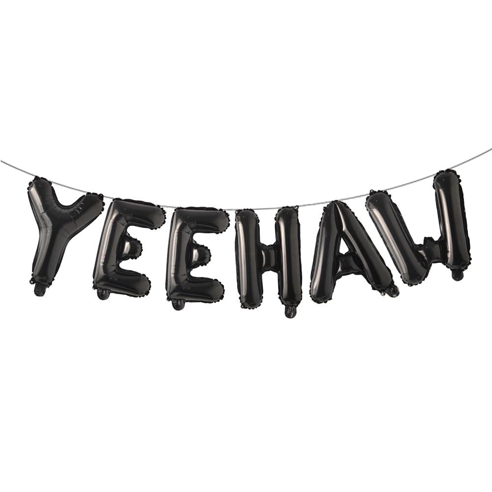 Yeehaw Balloons First Rodeo Birthday Party Decorations Boy Cowboy girl Balloon Wild West Western Birthday Party Decor Yeehaw Its My Birthday Baby