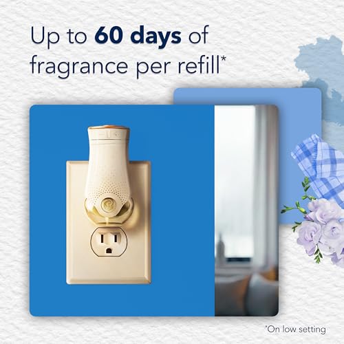 Image of Glade PlugIns Refills Air Freshener, Scented and Essential Oils for Home and Bathroom, Clean Linen, 3.35 Fl Oz, 5 Count