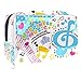 Produktbild Bunte Musik-Kosmetiktasche für Frauen, Reise-Set mit Reißverschluss, multifunktional, Kulturbeutel, Aufbewahrungstasche