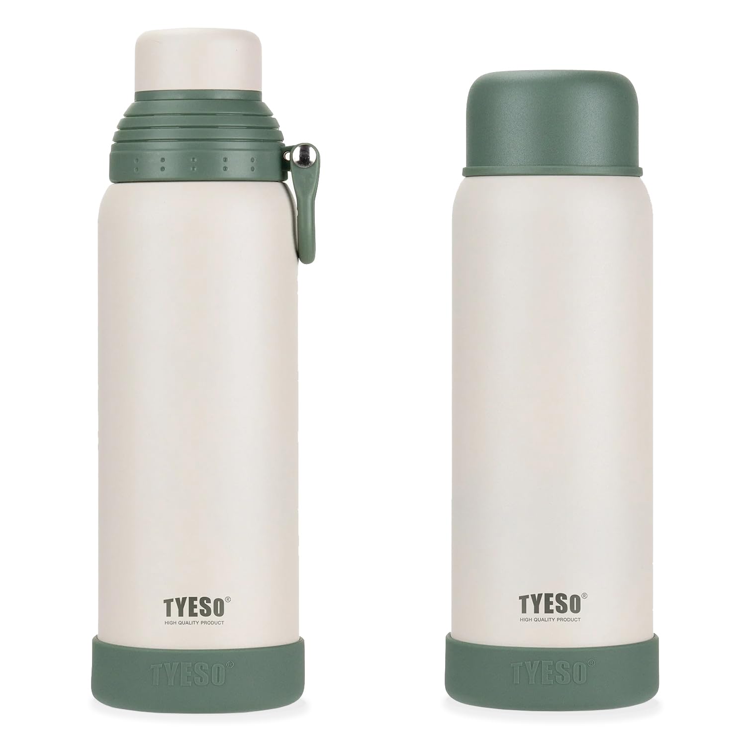 TYESO Isolierte Edelstahl-Wasserflasche 750 Ml Mit Tragegriff – Auslaufsicher, BPA-frei, Für Sport & Reise