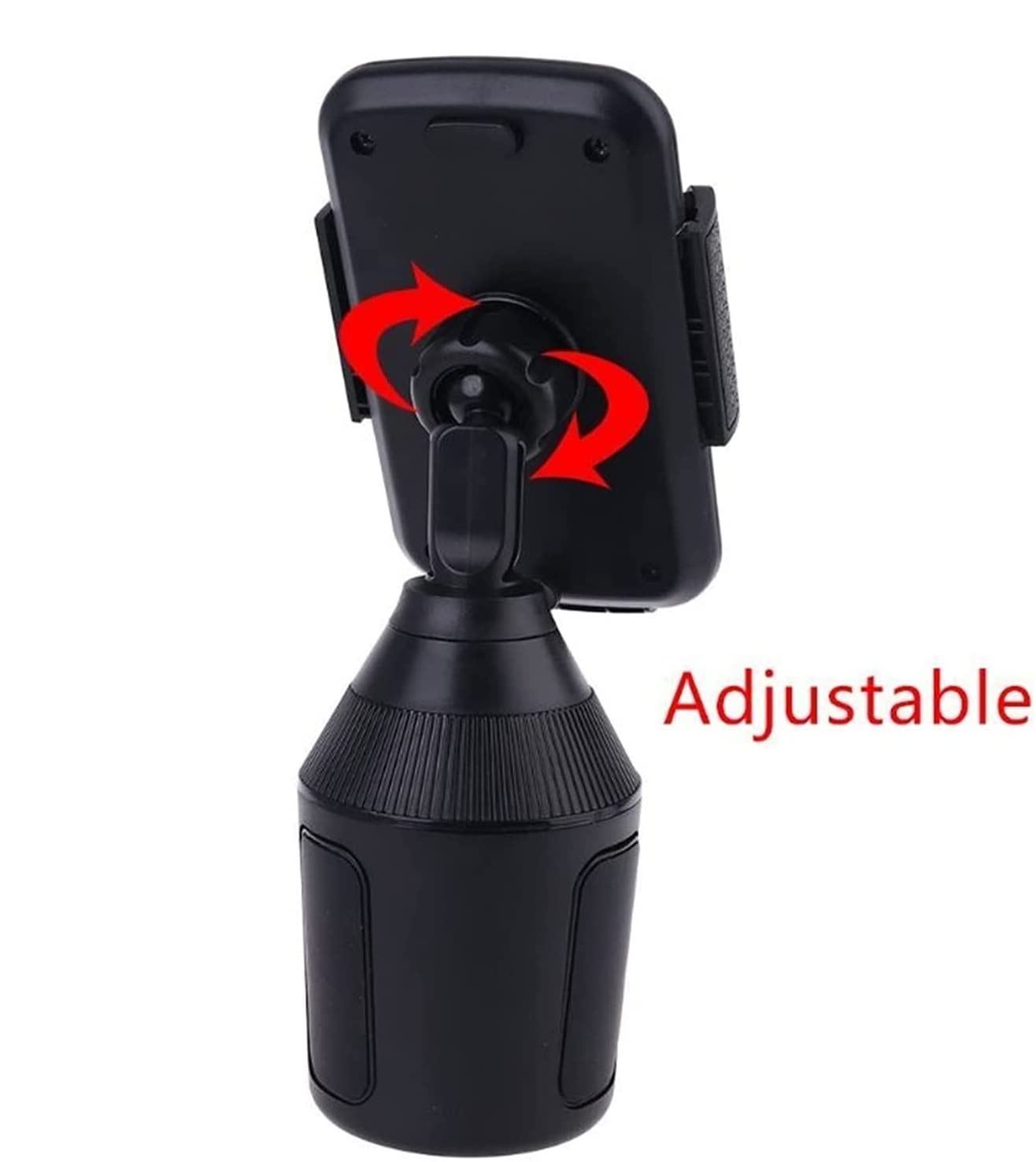 Smartfon Uchwyt Do Samochodu Samochodowy uchwyt na telefon uniwersalny regulowany uchwyt na kubek uchwyt samochodowy stojak kołyska pasuje do telefonu komórkowego Smartphone GPS Wspornik Nawigacyjny
