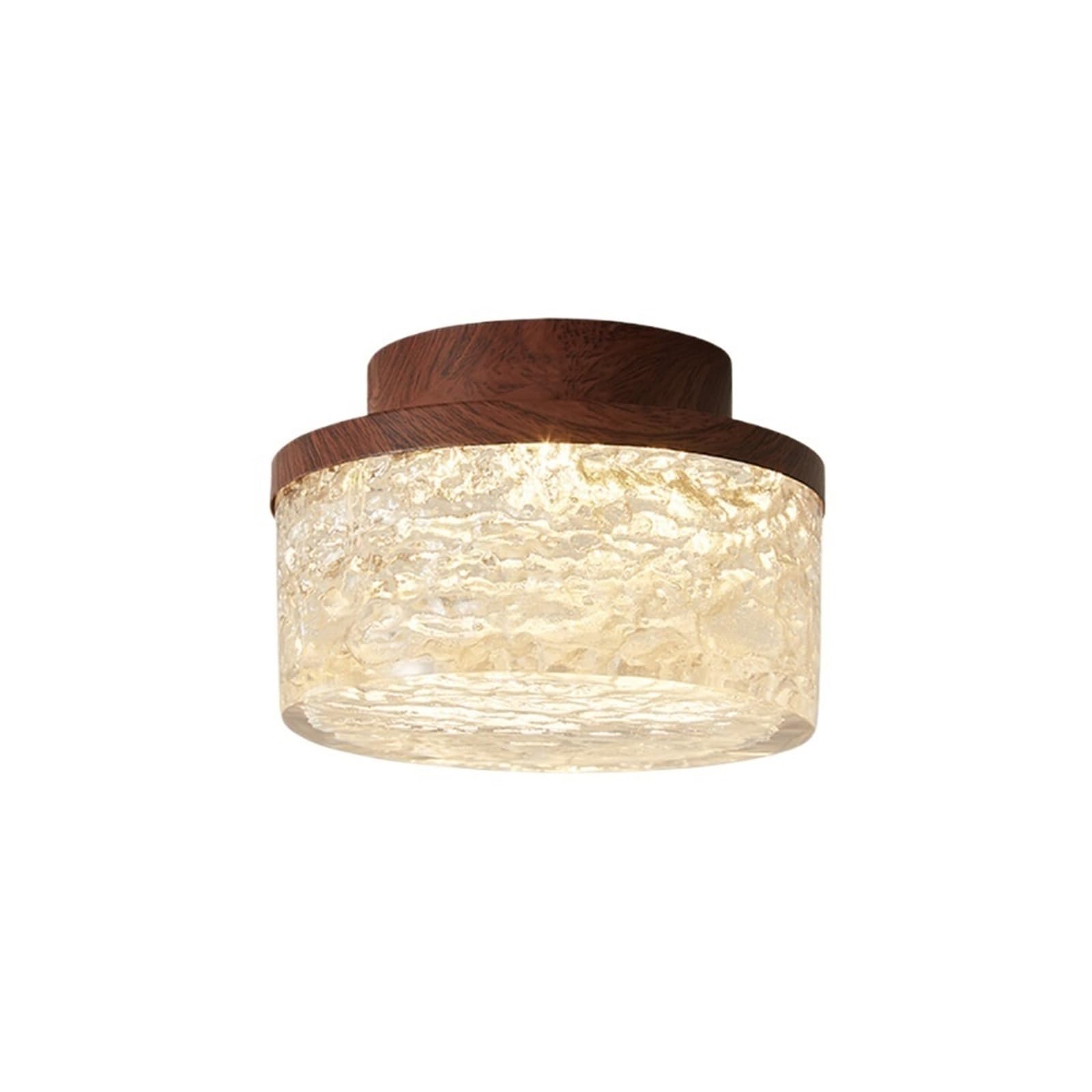 CYairong-22 Ceiling Lighting Corridor Aisle Light Retro Entrance Hall Porch Balcony Ceiling Resin Lampshade Ceiling Lamp