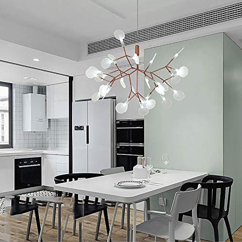 Lustre moderne d'architecte plafonnier LED 45 lampes finition LiChA - 3