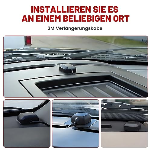 RED WOLF GPS Antenne Fakra Stecker GPS Auto Antenne Adapter Kabel für Audi Benz Volkswagen VW Navigation System 3m